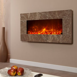 Celsi Electriflame Travertine Electric Fire